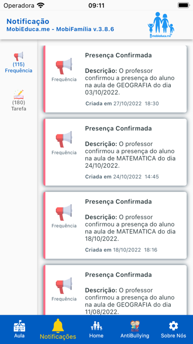 MobiFamília Screenshot