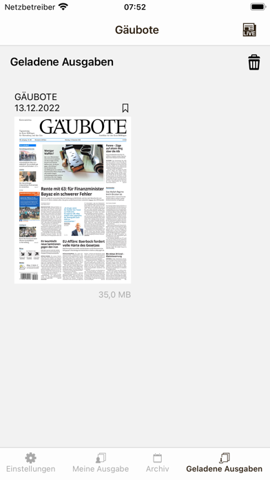 Gäubote Screenshot