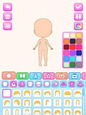 ちび Chibi 人形 女の子 ゲーム チビ きせかえゲームのおすすめ画像9