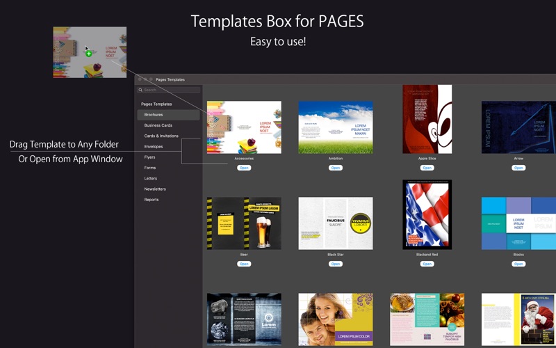 Screenshot #2 pour Templates Box for Pages