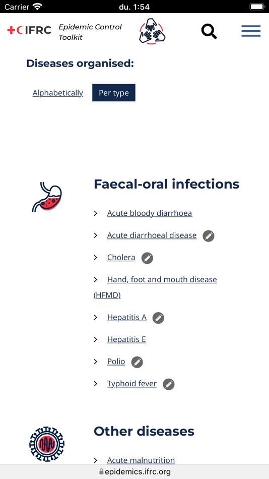 #5. Epidemic Control Toolkit (iOS) By: Federation Internationale des Societes de la Croix-Rouge et du Croissant Rouge