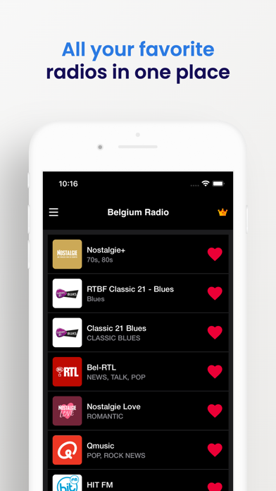 Belgium Radio Screenshot