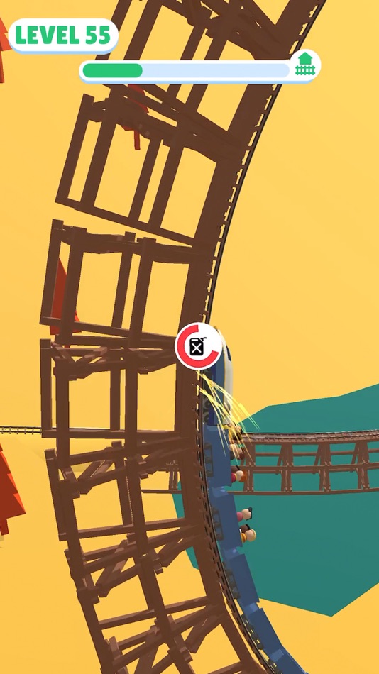 #3. Off the Rails 3D (iOS) 来自: Kwalee Ltd