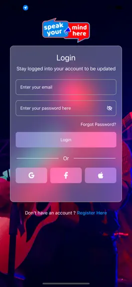 Game screenshot Speak Your Mind Here apk