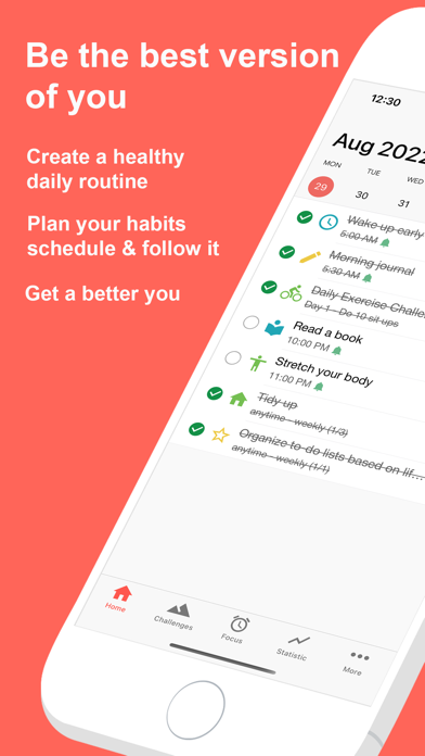 Routinery: Happy daily rituals Screenshot