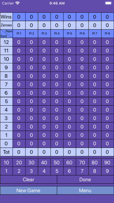 AC - Mexican Train Scorecard Screenshot