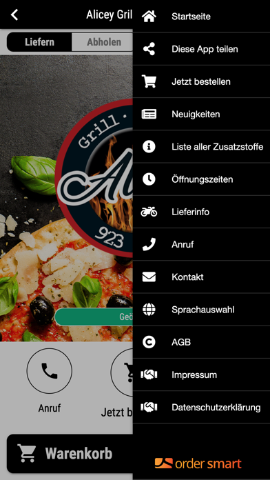 Alicey Grill & Pizzeria Screenshot