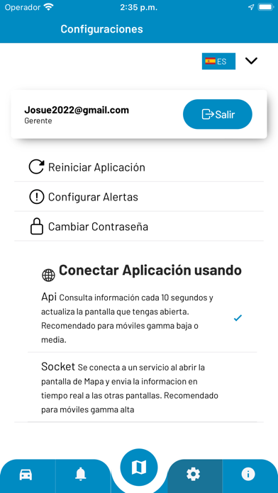 PERUGLOBAL GPS Screenshot