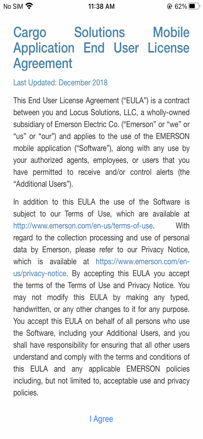 Emerson Pallet LevelMonitoring