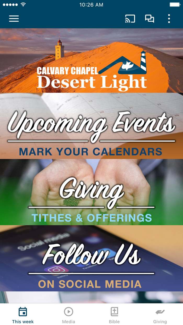 Calvary Chapel Desert Light