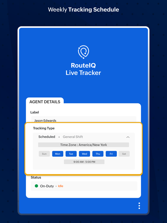 RIQ LT Agent iPad screenshot