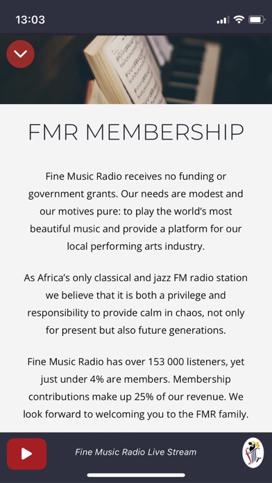 Fine Music Radio Screenshot
