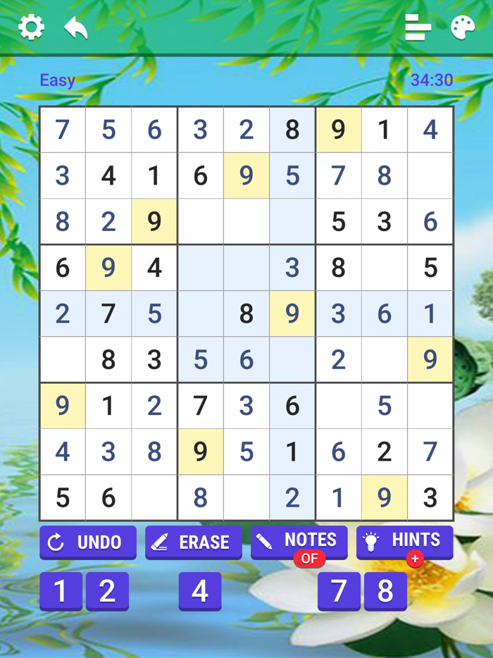 Classic Sudoku - Brain Puzzle