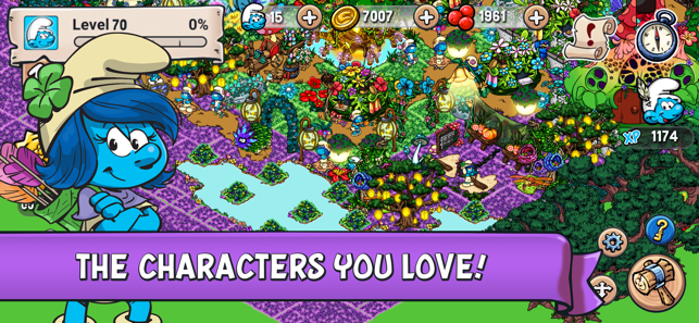 ‎Smurfs' Village Screenshot