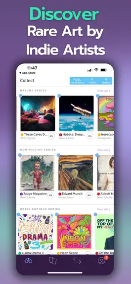 Game screenshot NeonMob - Card Collecting Game hack