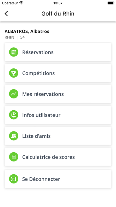 Golf Club du Rhin Screenshot