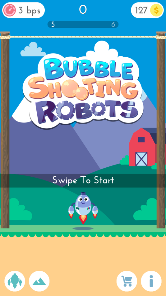 #8. Bubble Shooting Robots (iOS) Podle: Baviux Apps & Games SL.