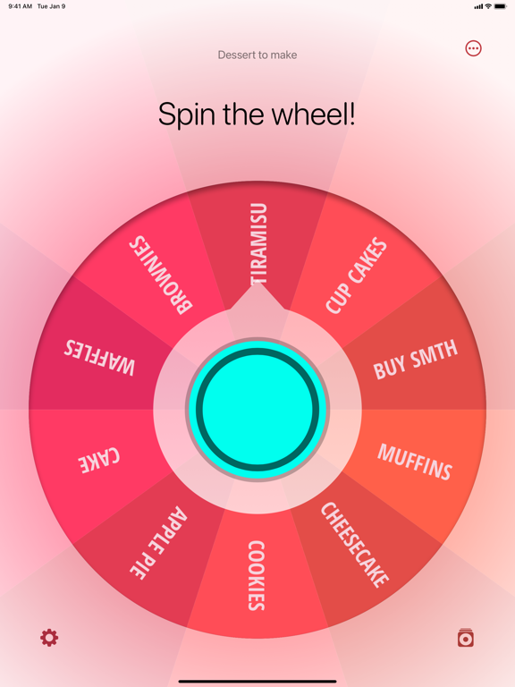 Decide Now! — Random Wheel iPad app afbeelding 2