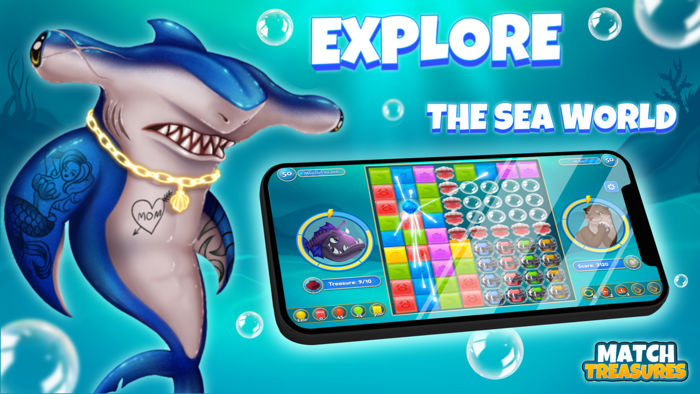 Match Treasures Puzzle Games