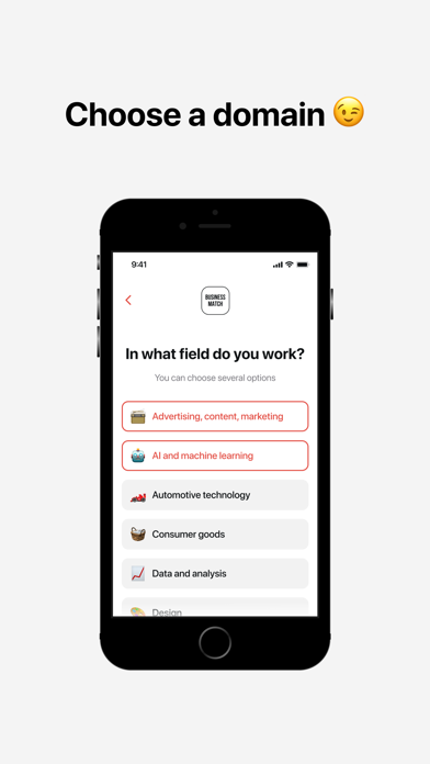 Business Match: Social App Screenshot