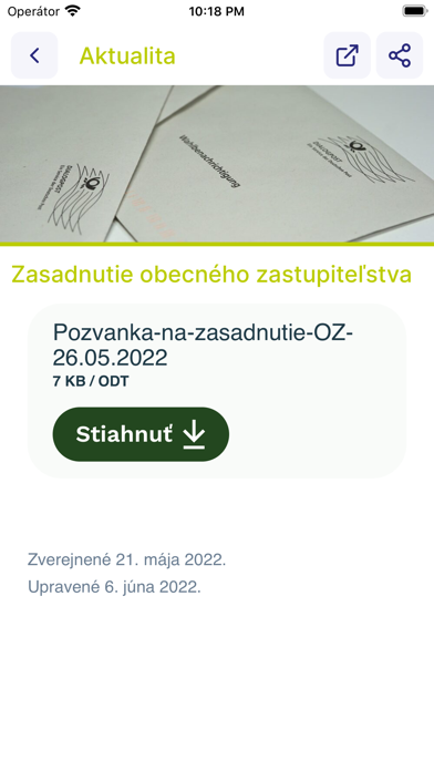 Voľa Screenshot