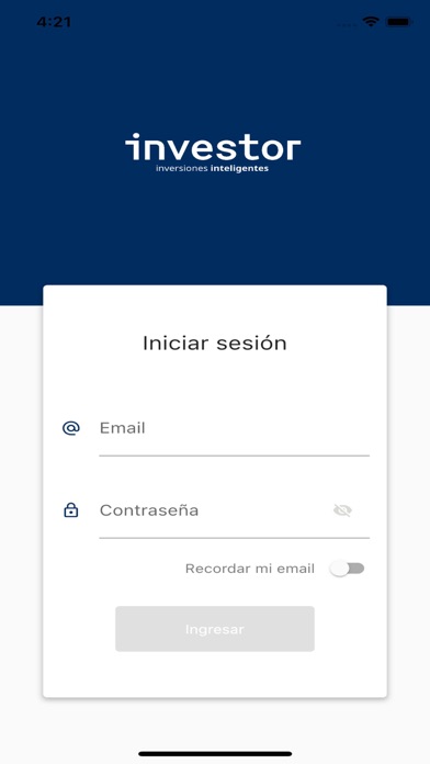 Investor Screenshot