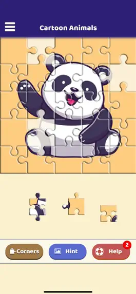 Game screenshot Cartoon Animals Puzzle hack