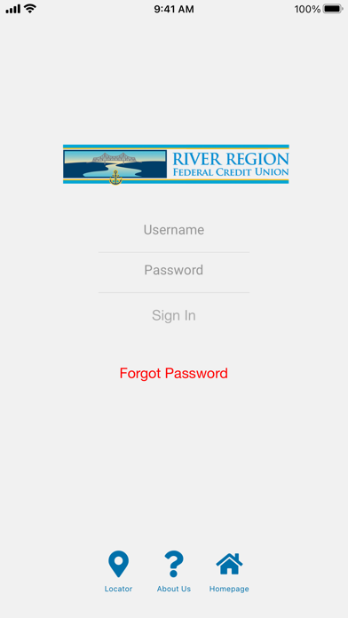 River Region Fed CU Screenshot