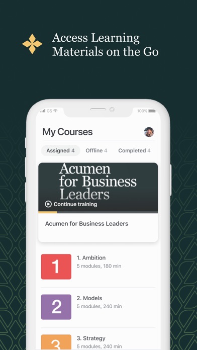 Acumen for Business Leaders Screenshot