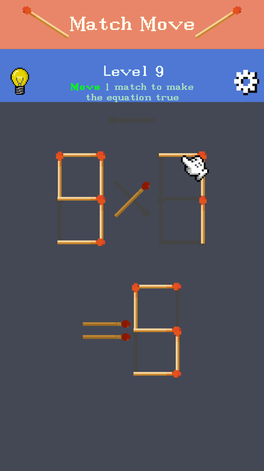 #4. Match Move - Matchstick Puzzle (iOS) 由: 珠峰 徐