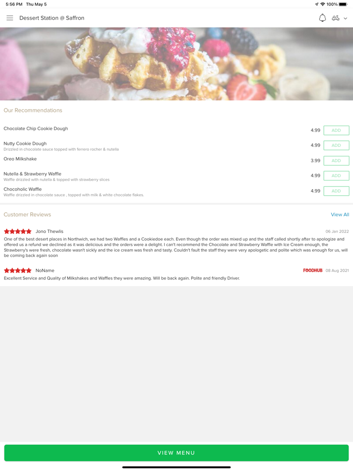 Dessert Station  Saffron