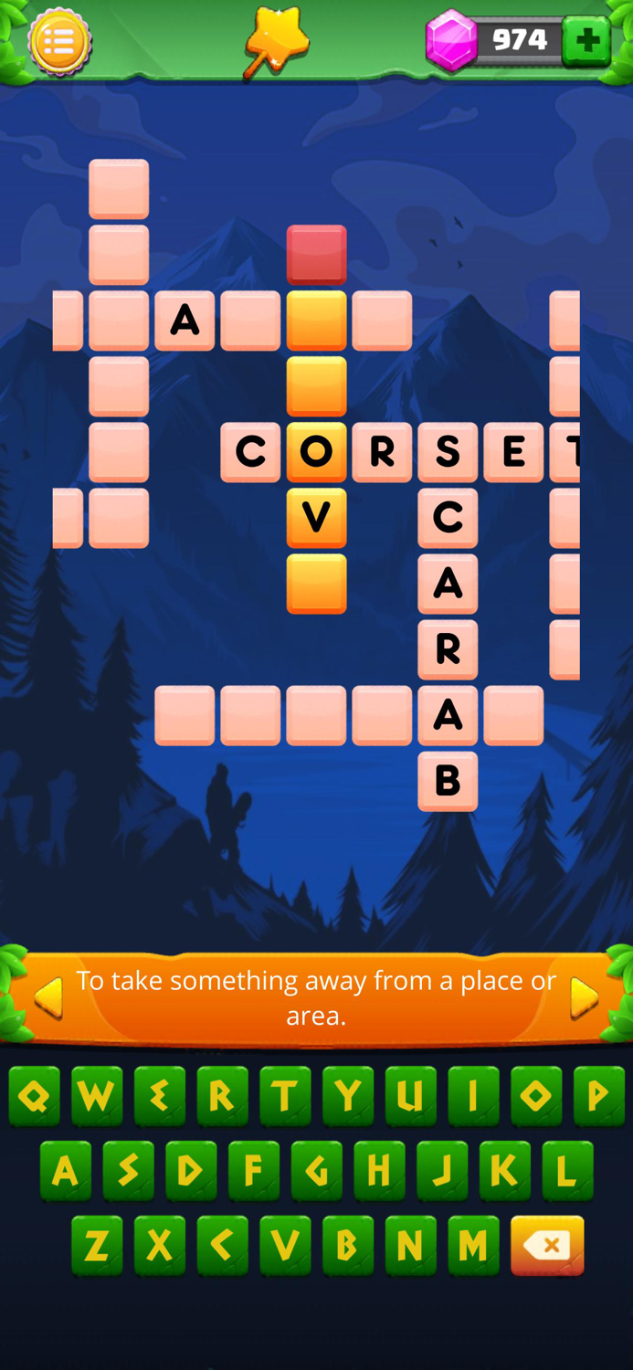 Wordgrams - Crossword Puzzle