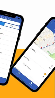 new york bus arrival time iphone screenshot 2