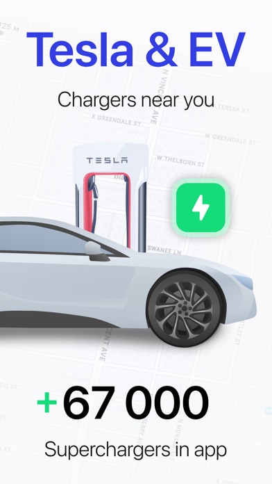 Charging stations: EV & Tesla Screenshot