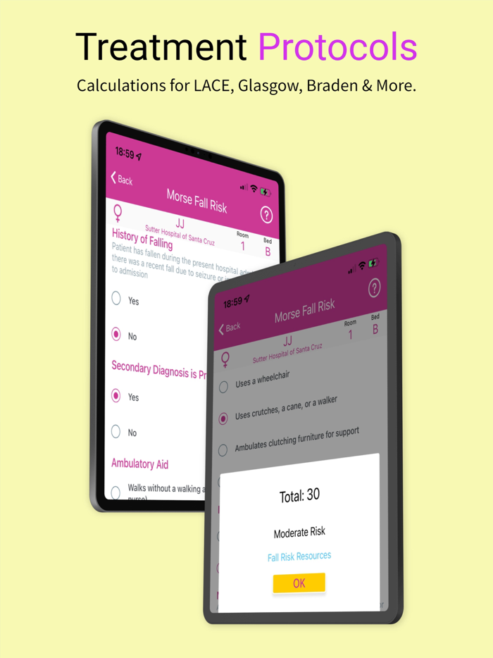 Nurse Assess charting and notes