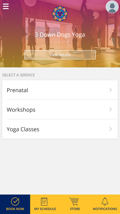 Three Down Dogs Yoga Screenshot