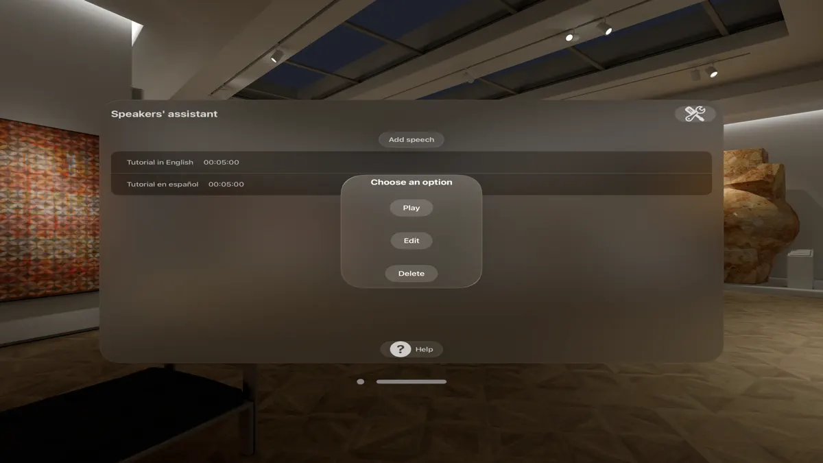 Speakers assistant screenshot 5