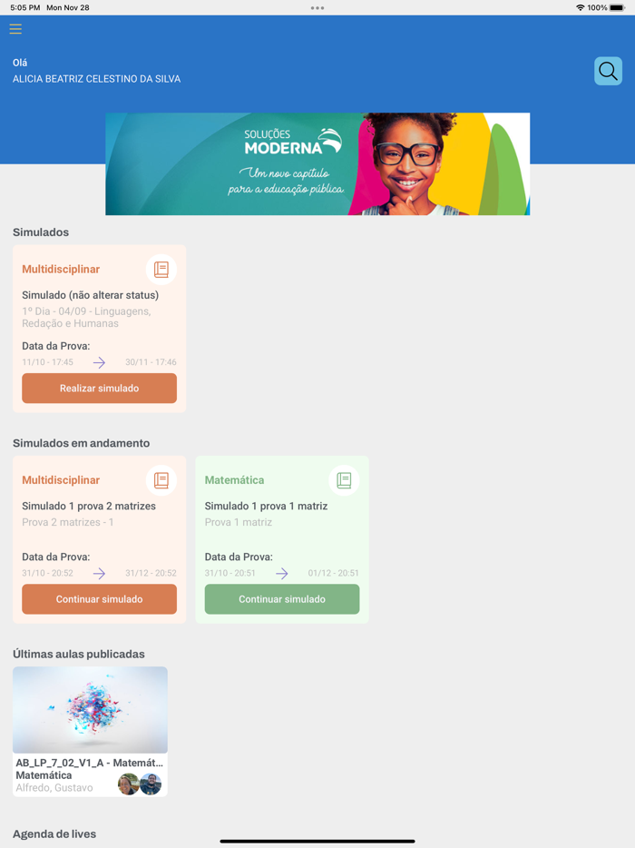 Avaliações Soluções Moderna