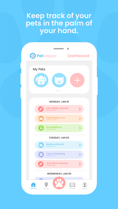 PetKeeper Pet Manager Screenshot