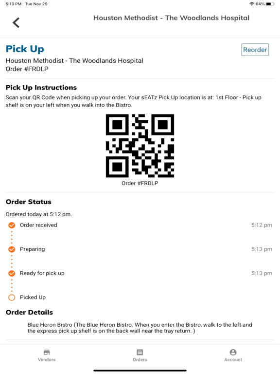 myEATz iPad screenshot 3 - Food & Drink app