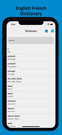 Game screenshot French English Dictionary! mod apk