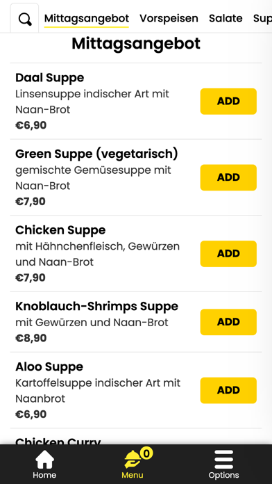 Restaurant Taj Mahal Frechen Screenshot
