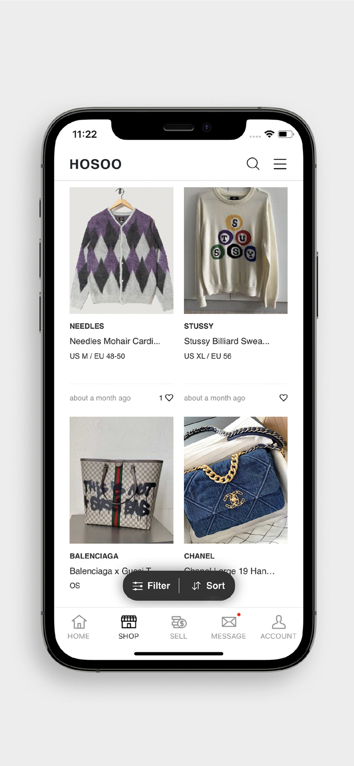 HOSOO - Buy and Sell Fashion App