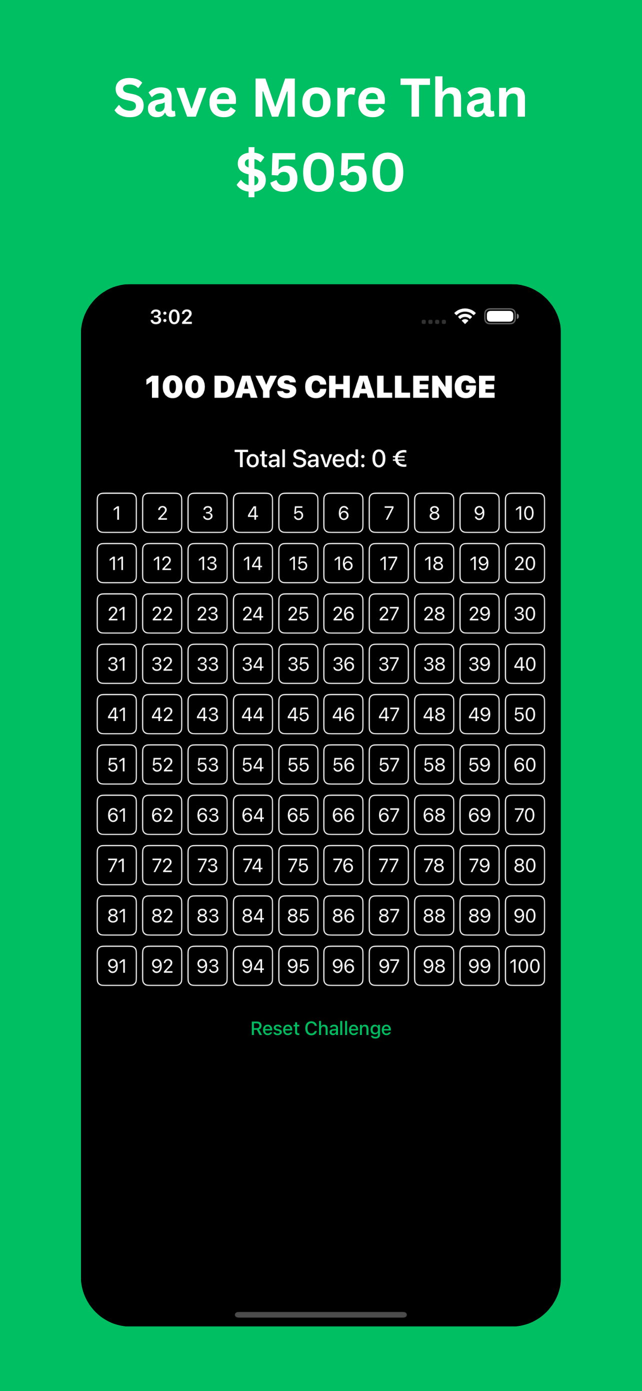 Money Saving Days Challenge