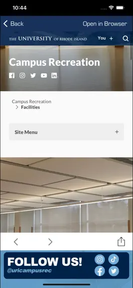 Game screenshot URI Campus Rec - Rhody Rec hack