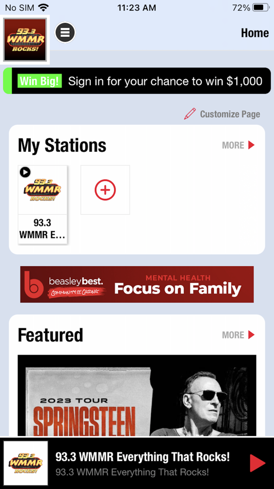 #1. 93.3 WMMR (iOS) 由: Beasley Broadcast Group
