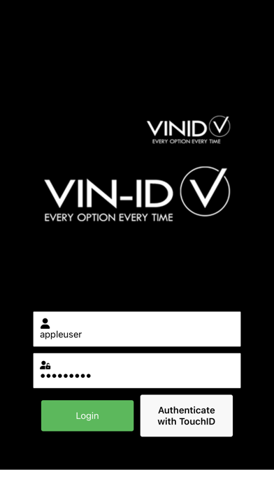 vin-id Screenshot