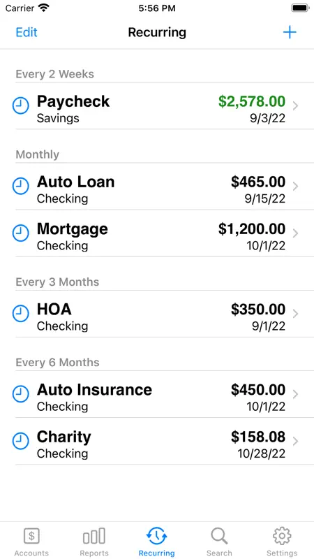 Accounts 3 Checkbook screenshot 5 of 7