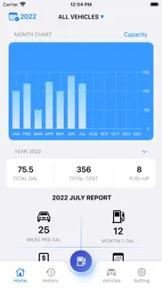 refuel - fuel expense tracker iphone screenshot 2