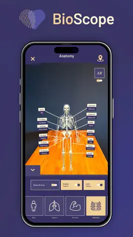 Game screenshot BioScope Anatomy 3D&AR Model mod apk